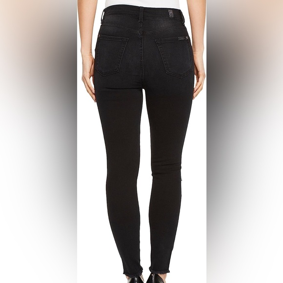 7 For All Mankind Aubrey in Aged Onyx - Picture 2 of 5